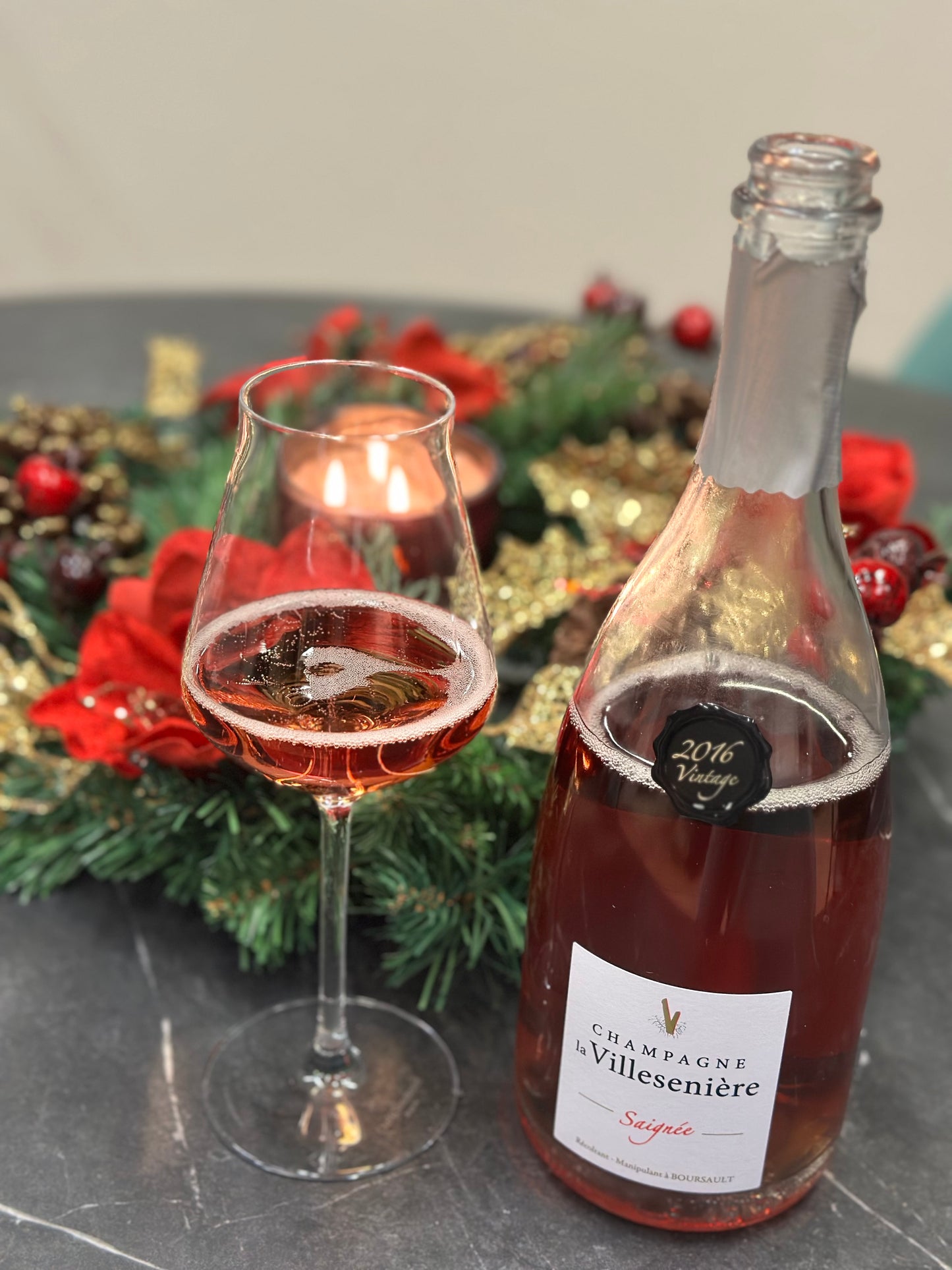 La Villeseniere "Saignée" Rosé Champagner Extra-Brut 2016