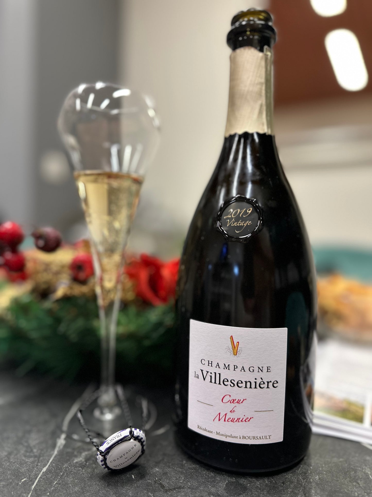 La Villeseniere "Coeur de Meunier" Cuvée Champagner Extra-Brut 2019